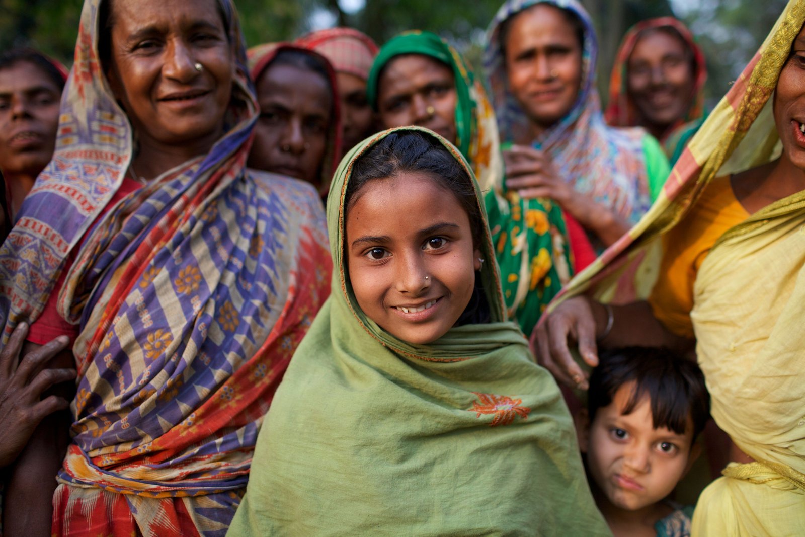 Women and children in the community